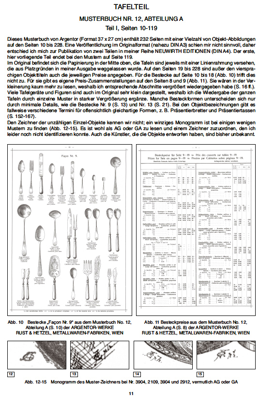 Argentor Musterbuch 12 Teil I
